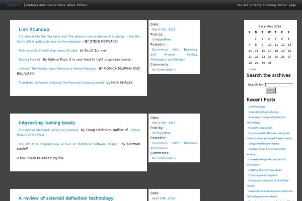 WordPress website example screenshot