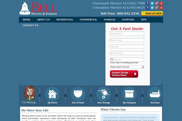 bellmoving.com site used Belight