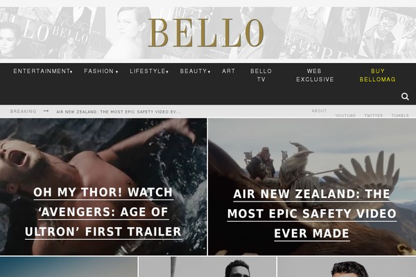 bellomag.com site used Art-child