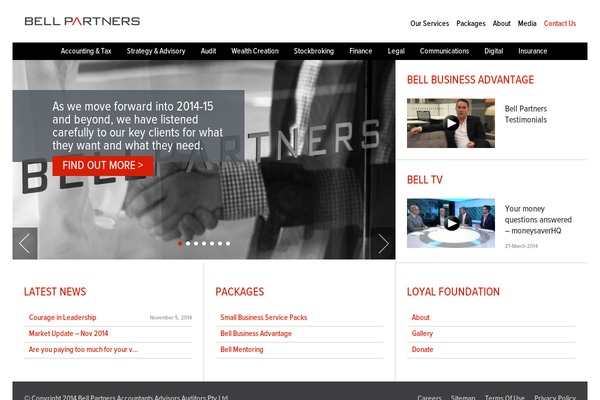 bellpartners theme websites examples