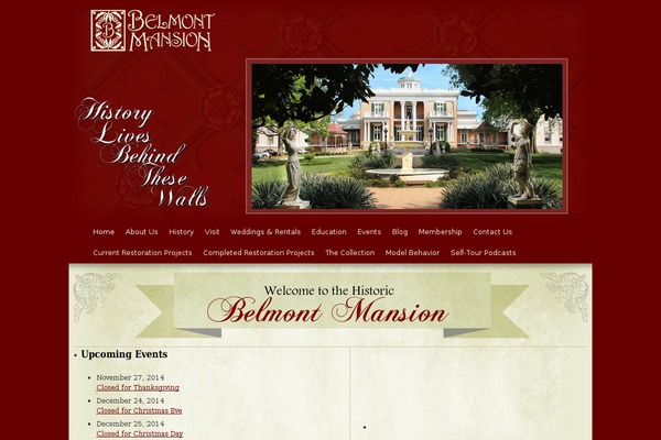 belmontmansion.com site used Belmont