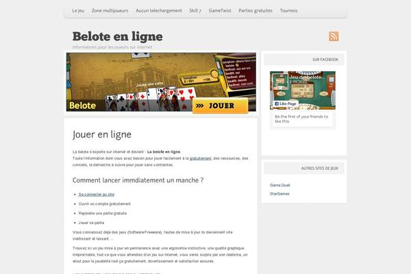 belote-ligne.fr site used Paperpunch