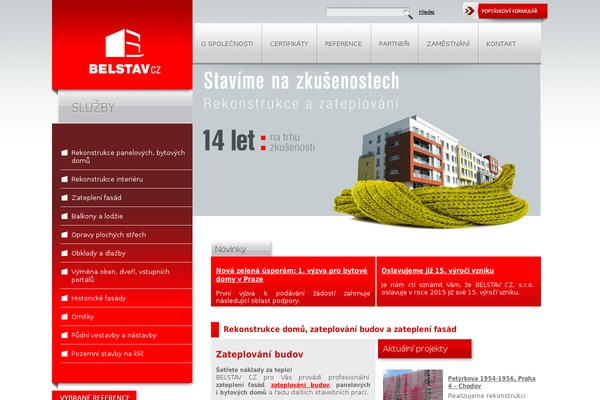 belstav.cz site used Easybest
