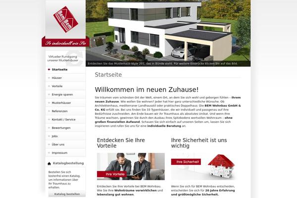 bem-wohnbau.de site used Bem-wohnbau