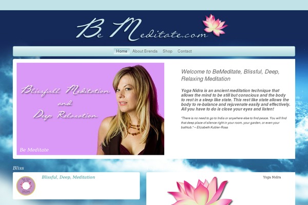 bemeditate.com site used Brenda_elizabeth