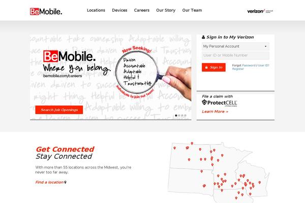 bemobile.com site used Bemobile2014