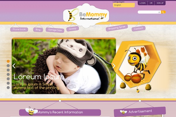 bemommyinternational.com site used Bees-mommy-international