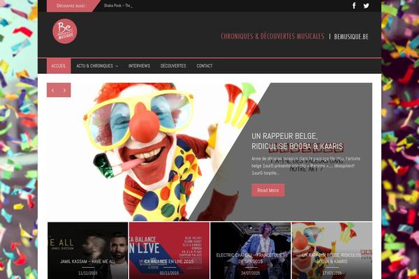 Bzine theme site design template sample