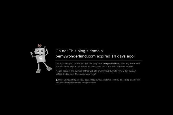 bemywonderland.com site used Tcd003-blue