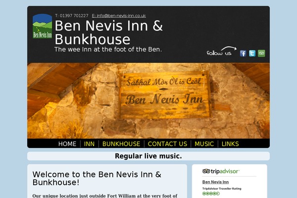 ben-nevis-inn.co.uk site used Benchpress