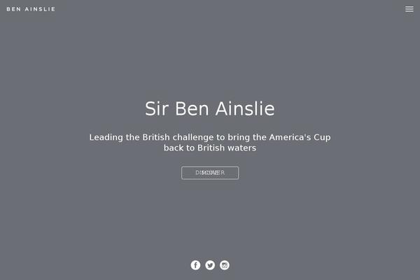 benainslie.com site used Ainslie