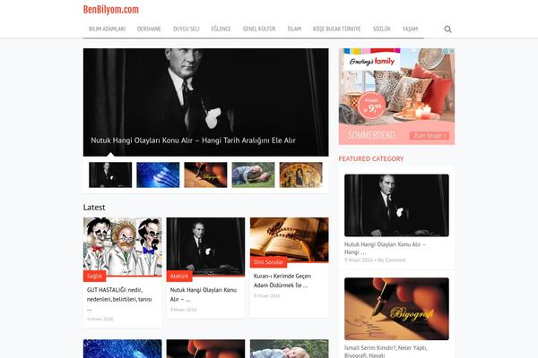 Fabiano theme site design template sample