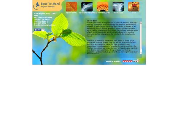 WordPress website example screenshot