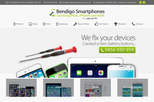 WordPress website example screenshot