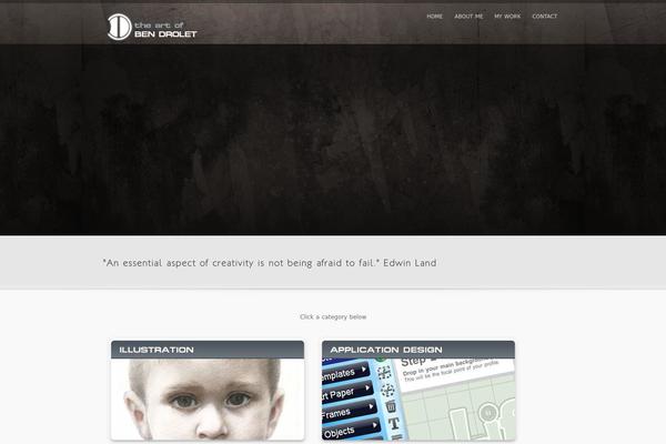 inFocus theme site design template sample