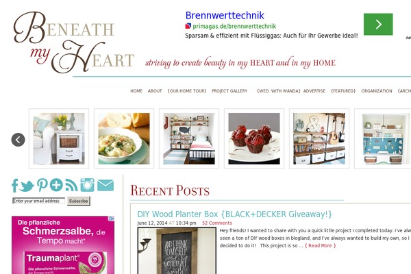 beneathmyheart.net site used Restored316-rosemary