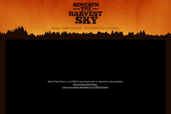 beneaththeharvestsky.com site used Bths-splash