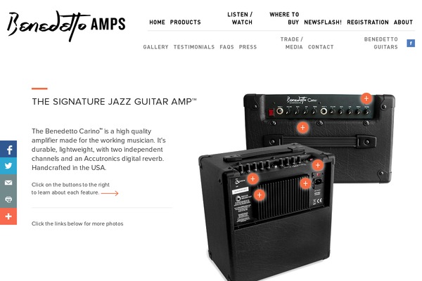benedettoamps.com site used Benedettoamps2014