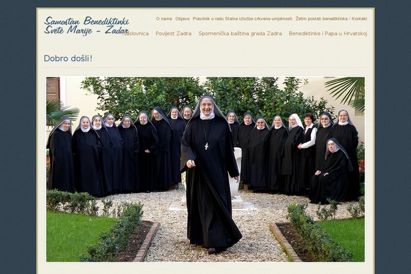 benediktinke-zadar.com site used Ecclesia
