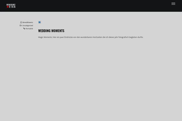 WordPress website example screenshot
