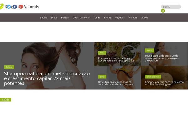 beneficiosnaturais.com.br site used Foxiz