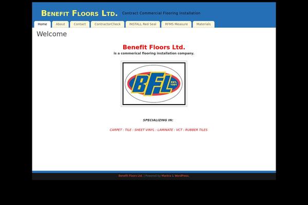 Mantra theme site design template sample