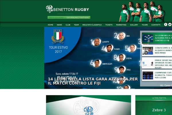 benettonrugby.it site used Benettonrugby