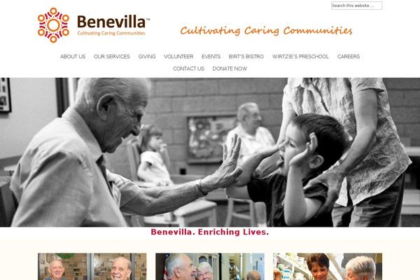 benevilla.org site used Benevilla