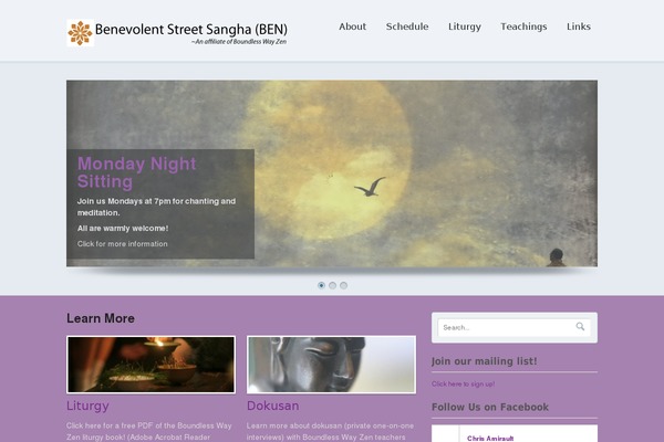 WordPress website example screenshot