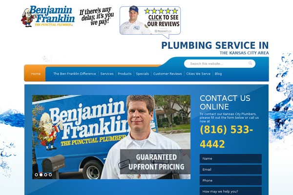 benjaminplumbing theme websites examples