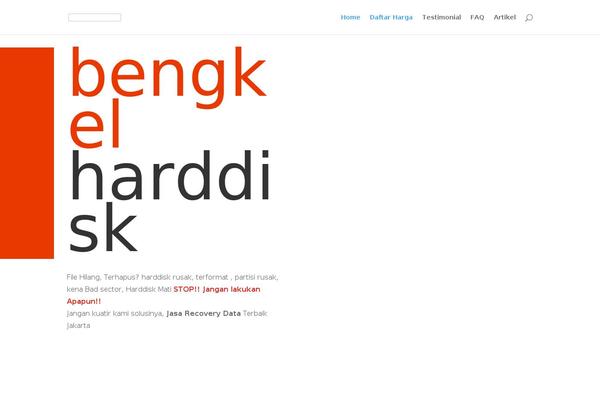 Divi theme site design template sample