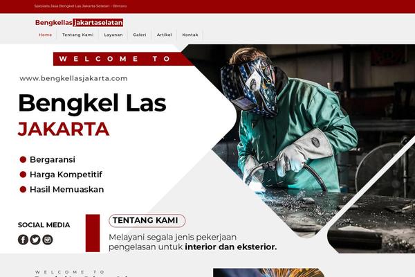 WordPress website example screenshot