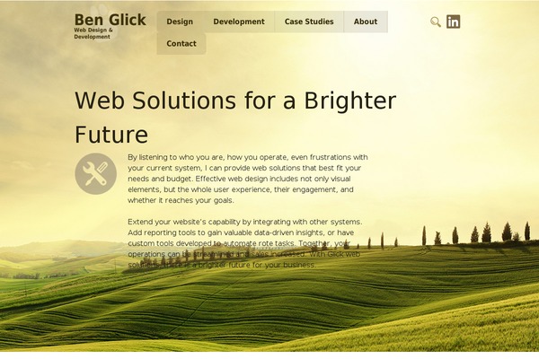 benglick.com site used Bright