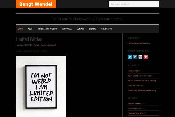 WordPress website example screenshot