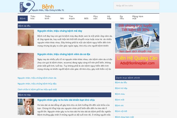 WordPress website example screenshot
