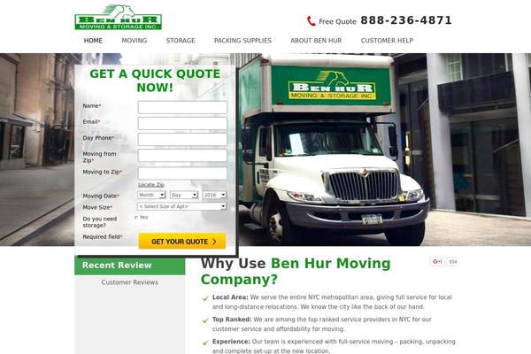 WordPress website example screenshot