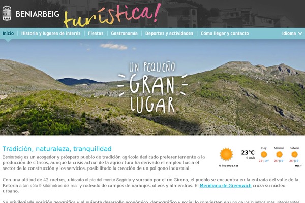 beniarbeig.org site used Beniarbeig