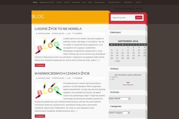 Yamakazi theme site design template sample