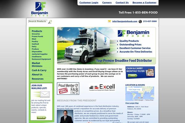 benjaminfoods.com site used Benfoods