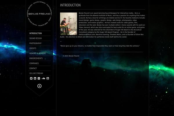 King Size theme site design template sample