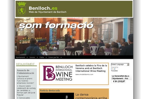 benlloch.es site used Benlloch