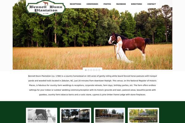 WordPress website example screenshot