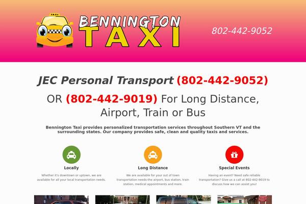 Vantage theme site design template sample