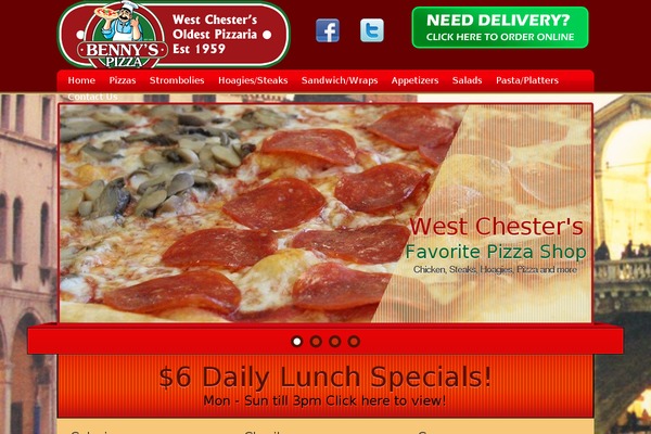 bennyspizzawc.com site used Bennyspizzawc