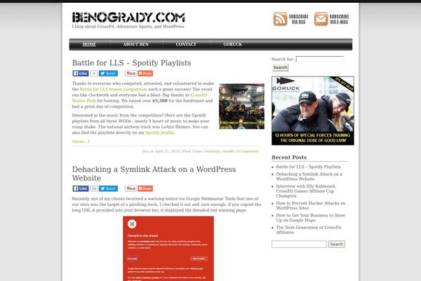 benogrady.com site used Corpvox