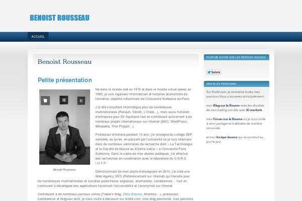 benoistrousseau.com site used Benoistrousseau