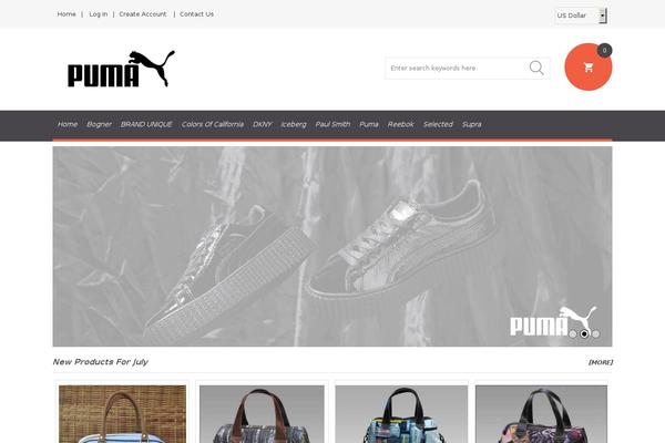 WordPress website example screenshot