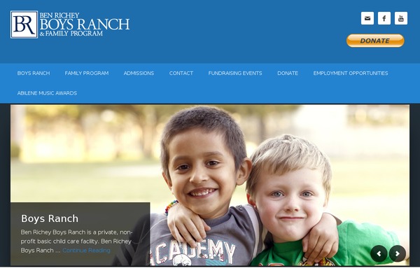 Outreach Pro theme site design template sample