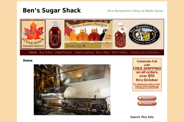 bens-maple-syrup.com site used Cutline
