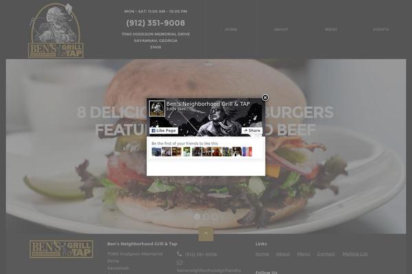 Munch theme site design template sample